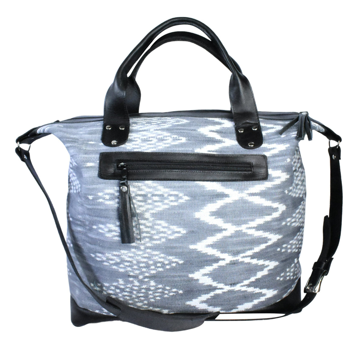 Handmade Travel Bag Gray Handmade by Friendship Bridge®