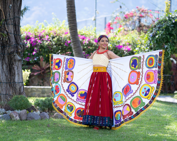 Fit for a Queen: How Handmade by Friendship Bridge® designed a dress for Indigenous pageant winner Edna Marly Figueroa Cuc