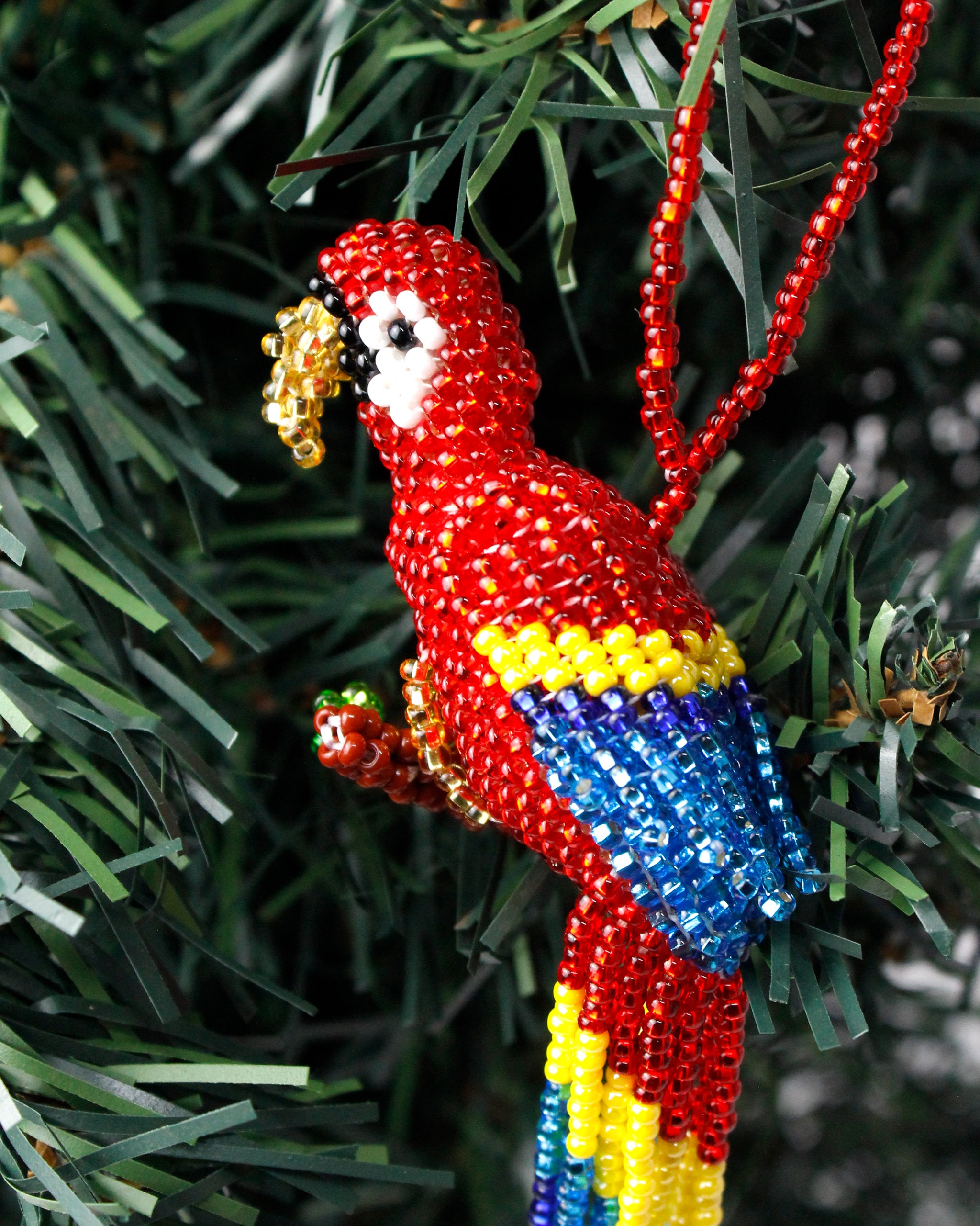 Macaw Parrot Hama Beads The Scarlet Macaw – Bijou De Ré