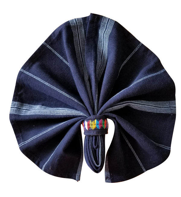 Corte Napkins and Napkin Rings (x6) – Handmade by Friendship Bridge®