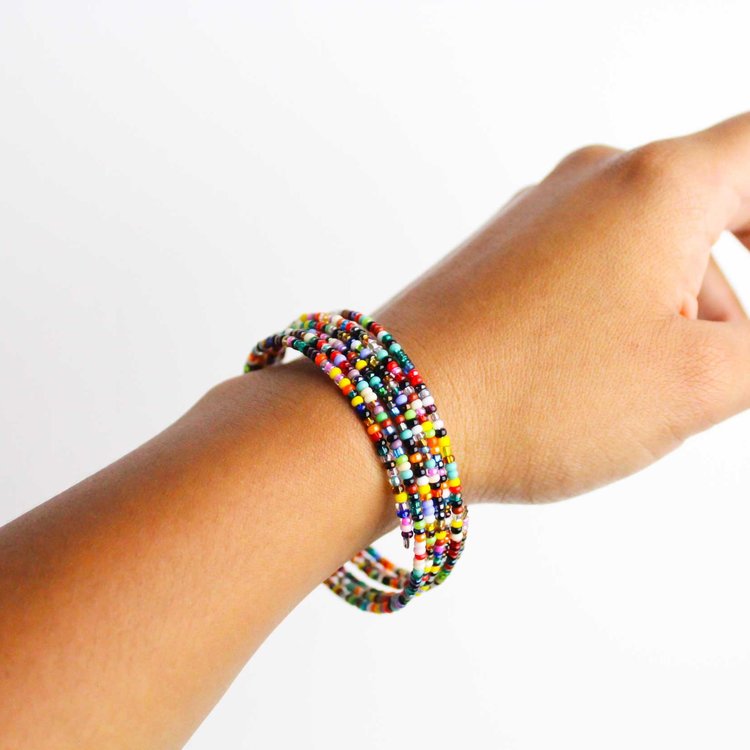 Memory Wire Bracelet – Handmade by Friendship Bridge®