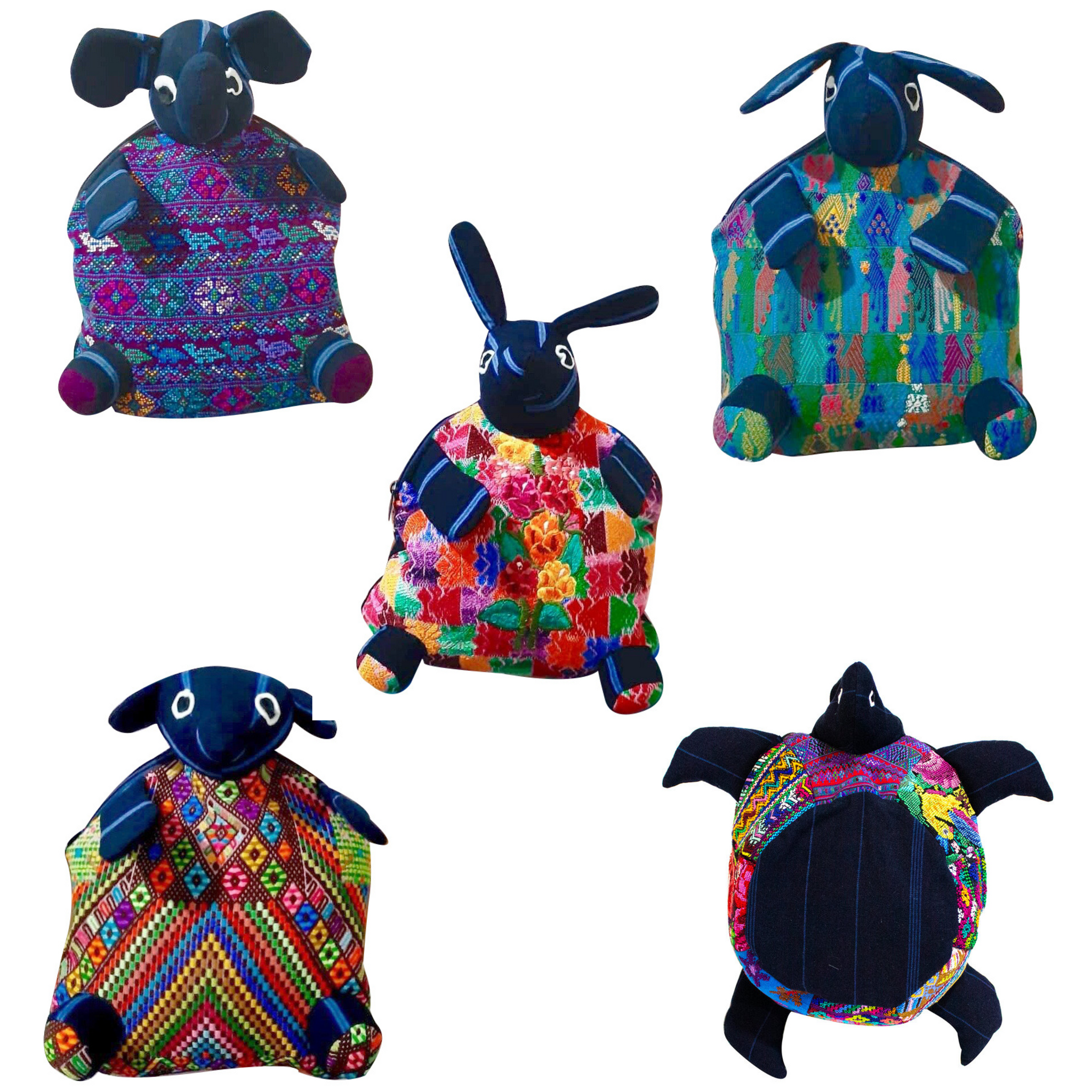 Huipil Guatemalan Animal Backpack Bag Fair Trade Toddler Animal Backpack – Lucia main image 2