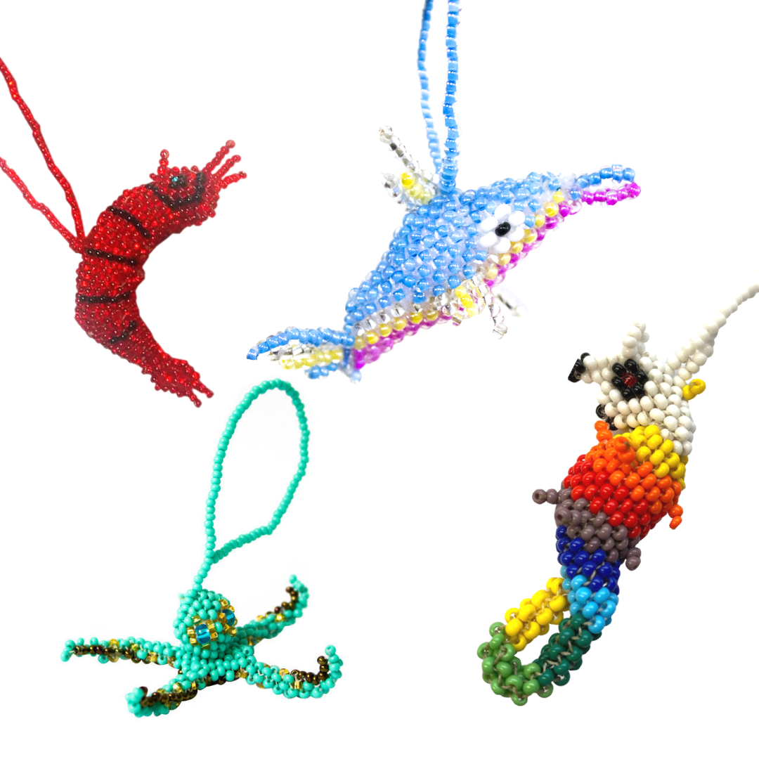 Beaded Animal Ornaments - OCEAN – Handmade by Friendship Bridge®